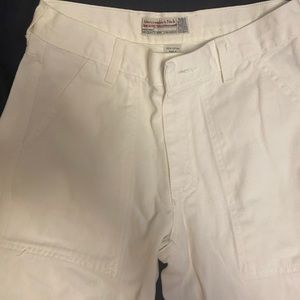 Abercrombie & Fitch White denim jeans